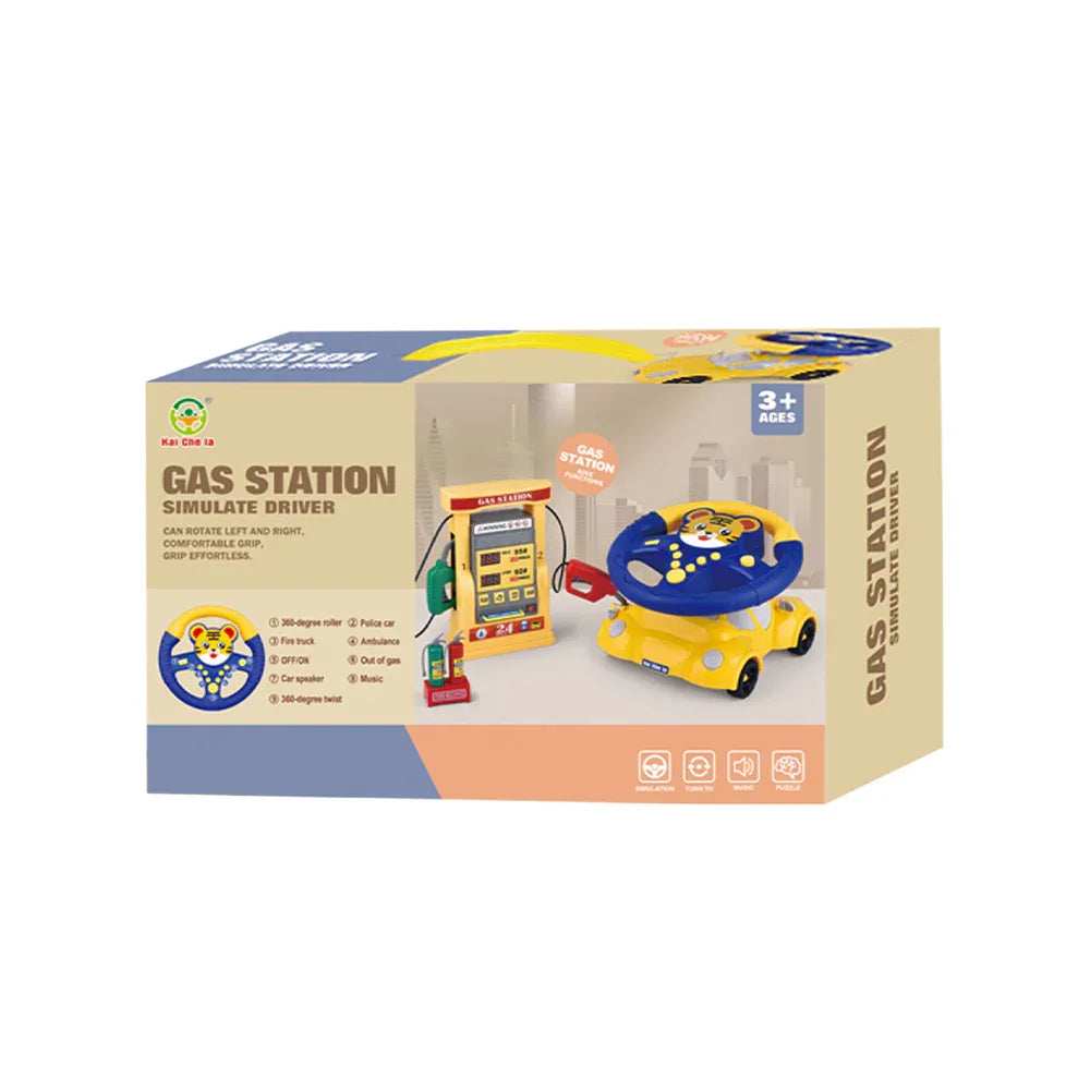Toy Gas Petrol Station Educational Simulate Driver for kids in Kuwait